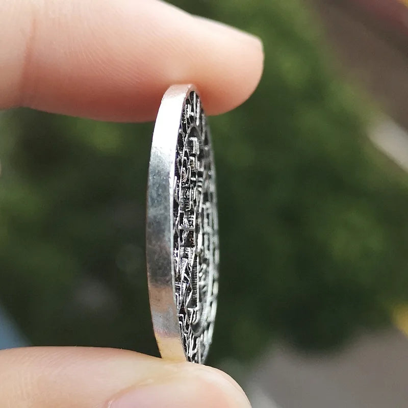 Nordic Viking Hollow Rune Pendant Adjustable Pendant Necklace Viking Ethnic Style Pendant